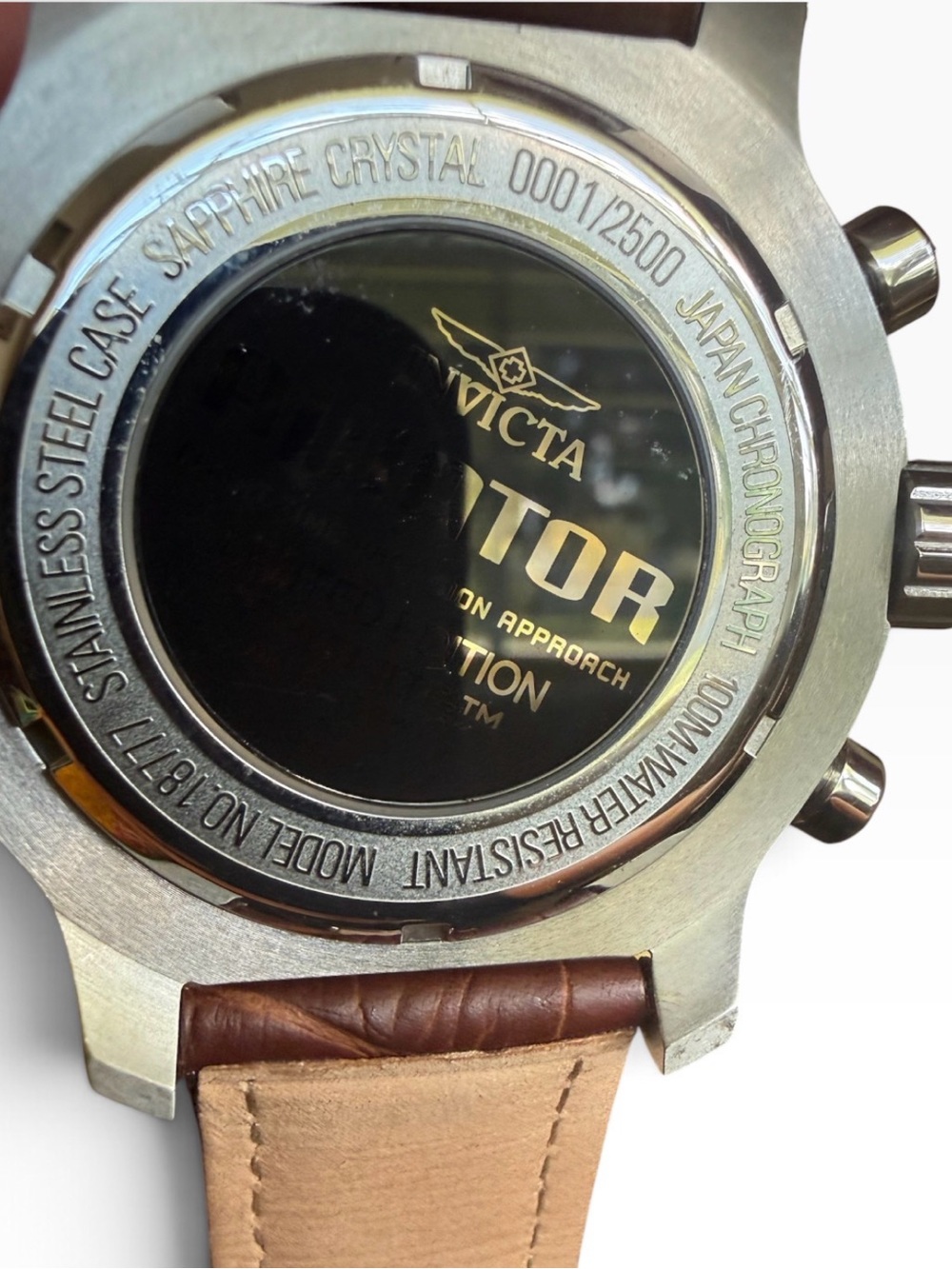 Invicta Aviator Limited Edition Tritnite Chronograph 0001/2500 Brand new battery - Picture 5 of 7